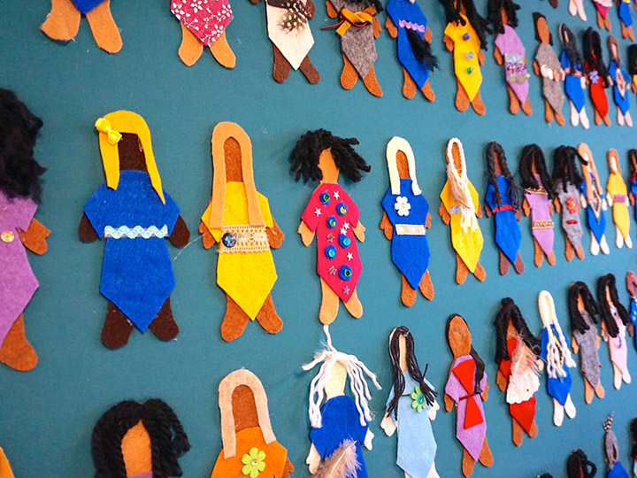 Faceless dolls from dominican republic